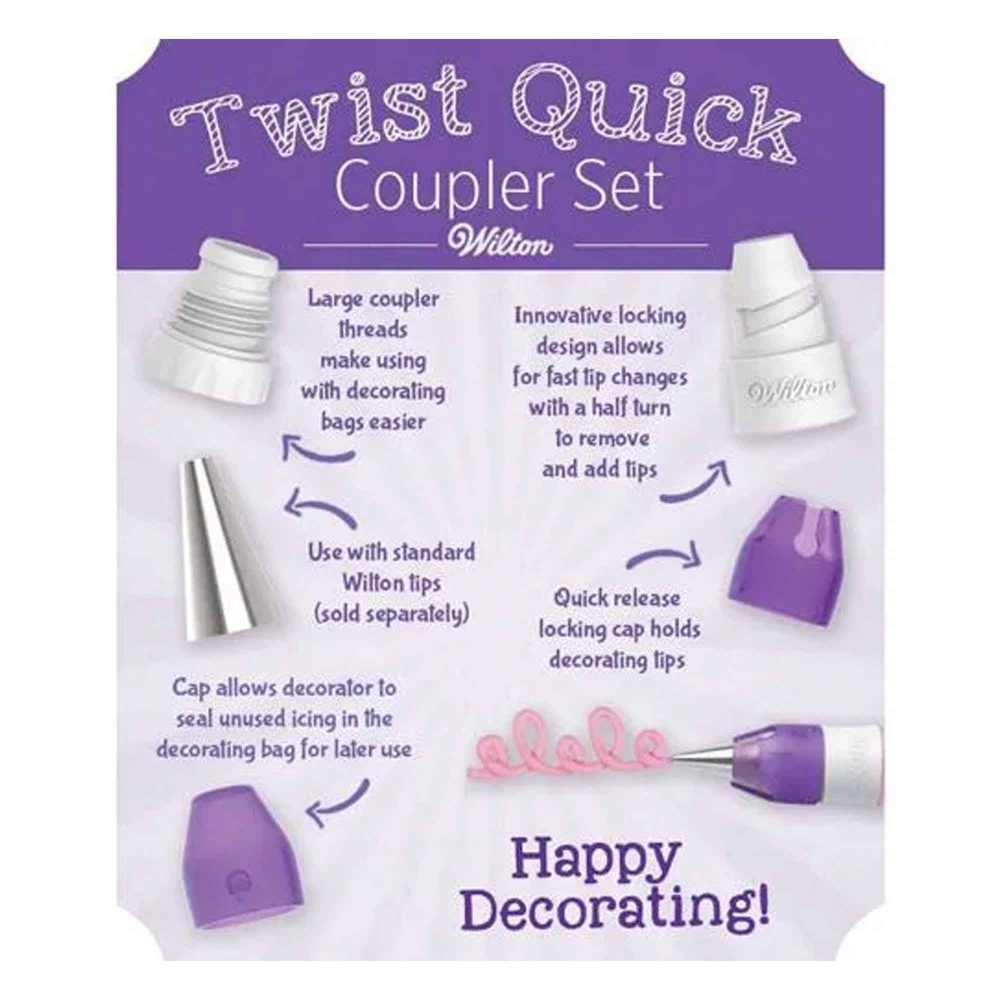 Wilton Candy Melt Cap & Coupler Set